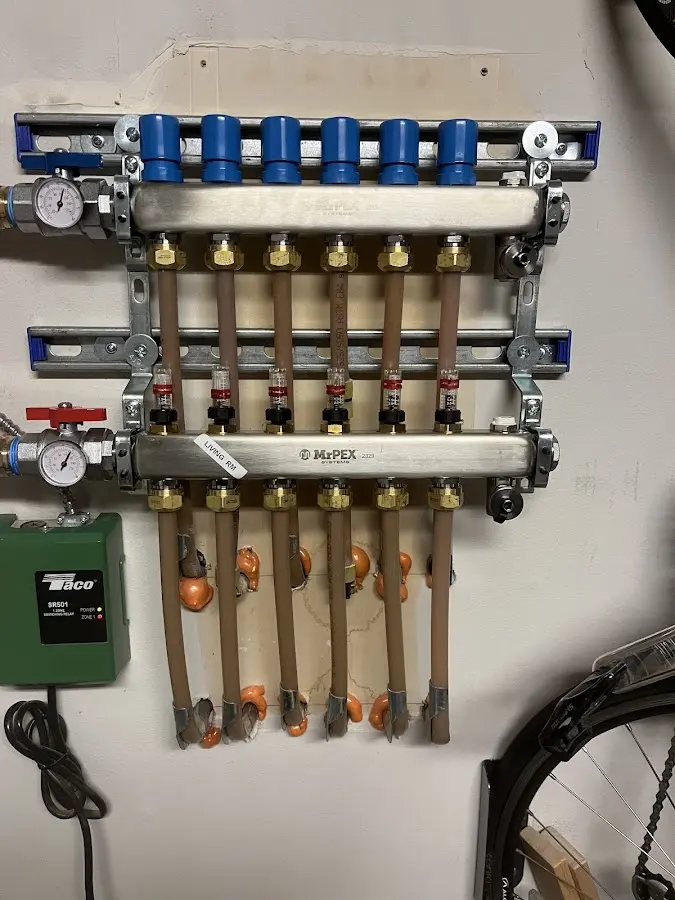 Plumber performing Gas Leak Detection at a residential property in Macedon